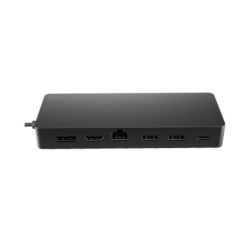 HP UNIVERSAL USB-C MULTIPORT HUB VU DE FACE HP-UNIVERSAL-USB-C-MULTIPORT-HUB-VU-DE-FACE