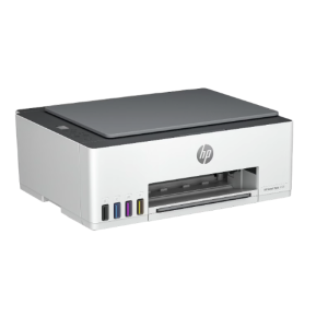 Imprimante HP TANK 580 vu de profil (2)